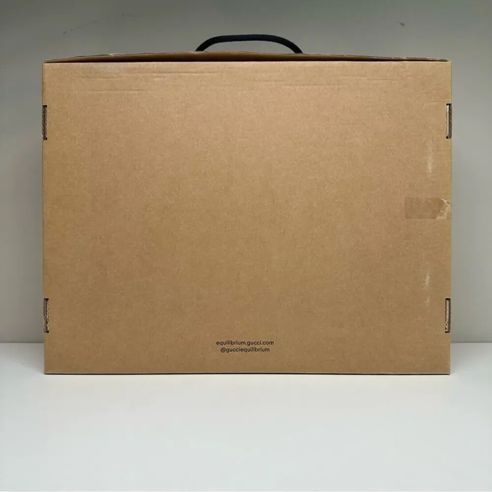 Gucci x Equilibrium | Shoe Box | Tan | H11.25 x W15 x D5.25 inch